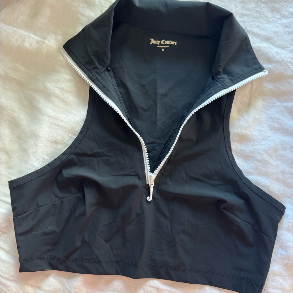 Juicy Couture Black Sleeveless Top